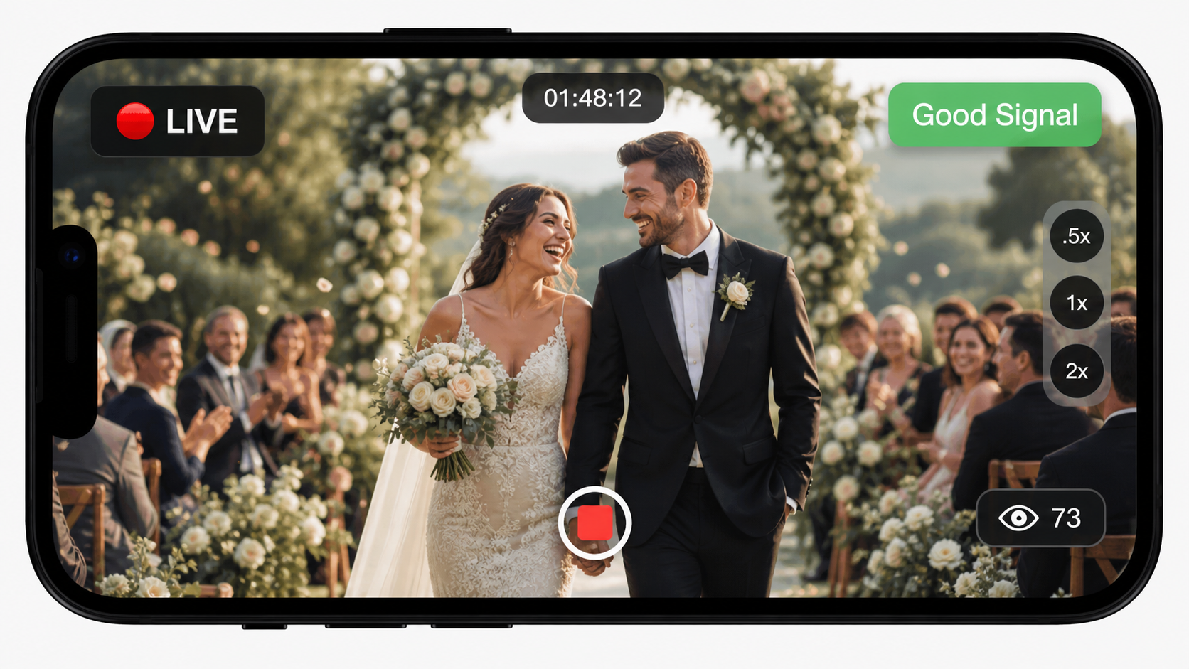 Wedding live stream